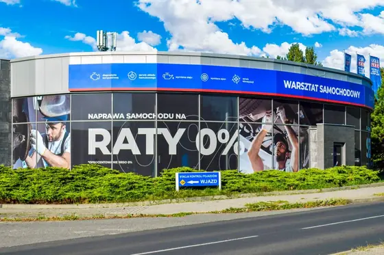 Budynek warsztatu MOTOER przy Korczoka 86 w Zabrzu